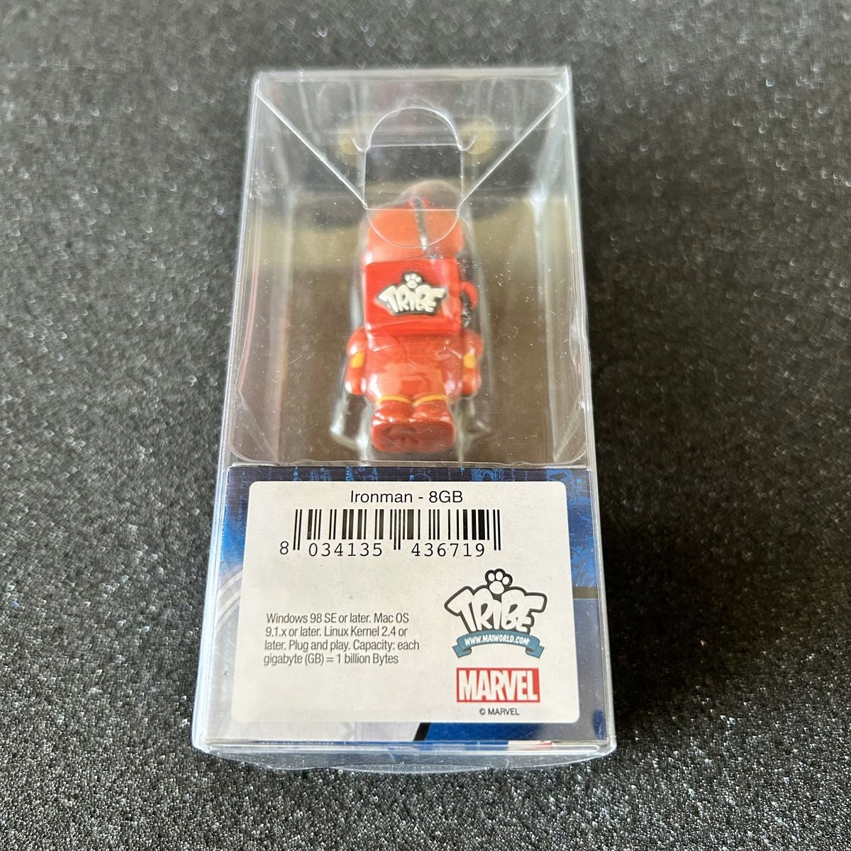 Pendrive Tribe 8GB Iron Man 8 GB USB 2.0 Manufacturer code FC016404