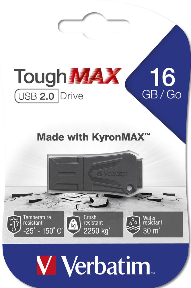 Pendrive Verbatim 16 GB USB 2.0 black Color black
