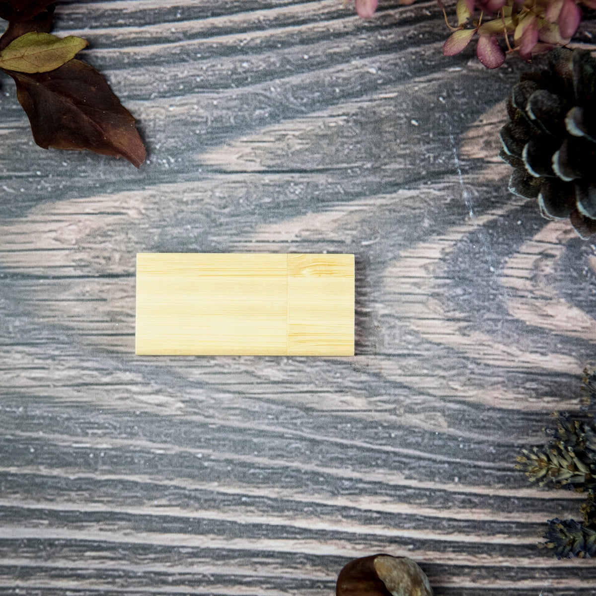 Pendrive Wooden Light Maple Wide 2 GB Color beige