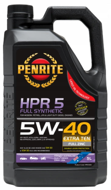 Motoröl Penrite HPR 5 5w-40, 5L 