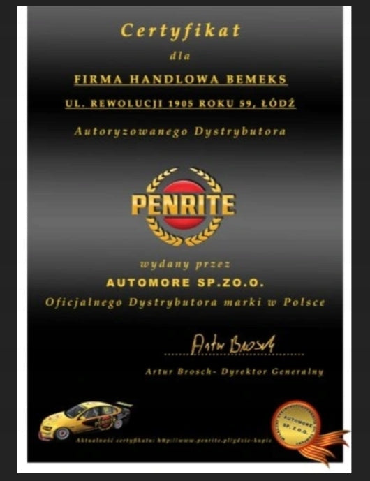 Penrite Premium 10 10W60 PAO/Ester 5L - authorized distributor Manufacturer code FS10W60005