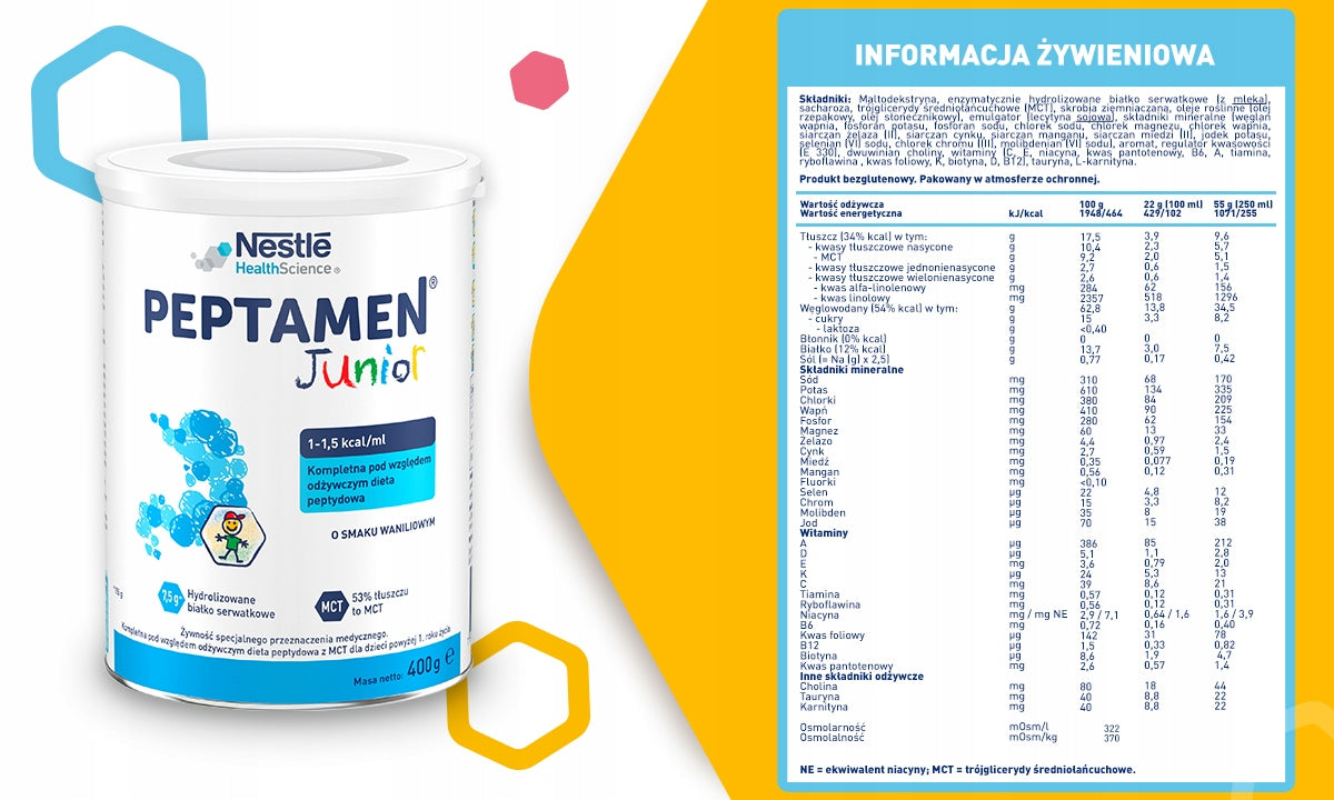 Peptamen Junior Powder over 1 Year Old 400 g Brand no brand