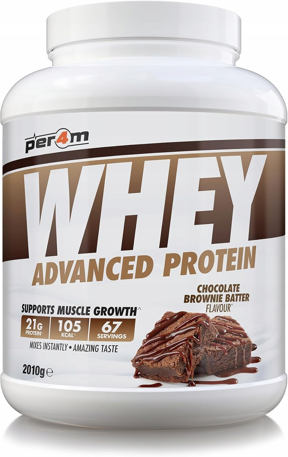 Per4M Whey Advanced Protein Chocolate Brownie Batter 2010g