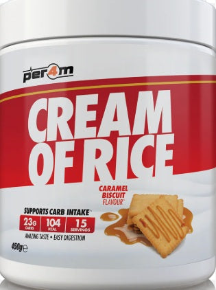 Per4m Cream of Rice, Caramel Biscuit 450g - rice gruel without sugar