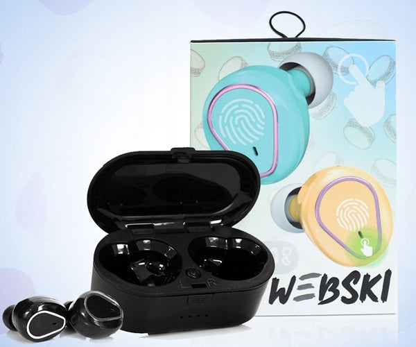 Perfect gift idea for baby teen HEADPHONES WITH CHARGING CASE Brand Webski