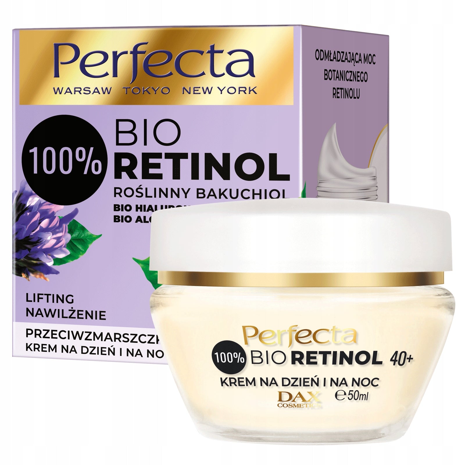 Veido kremas Perfecta Retinol 40+ 50 ml