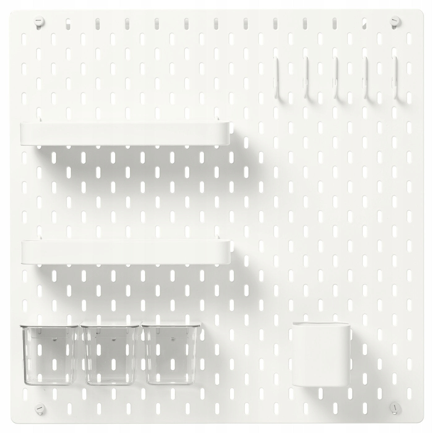 Perforated board SKÅDIS 56x56 cm white space organization