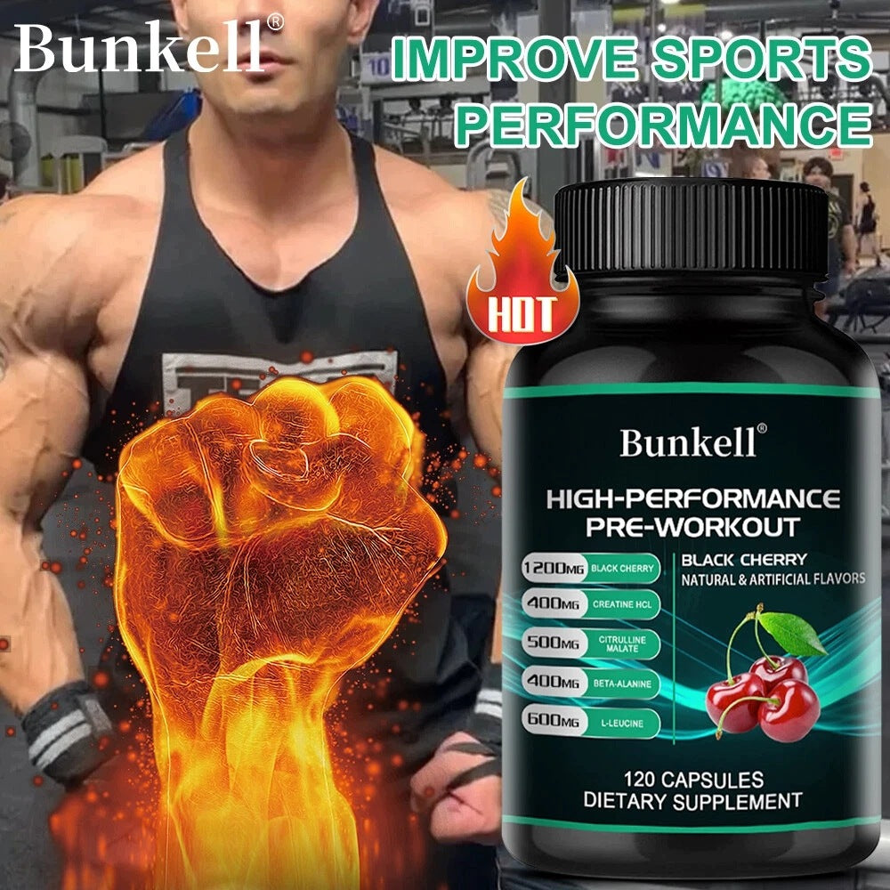 Performance supplements build muscle and improve athletic performance Packaging status original