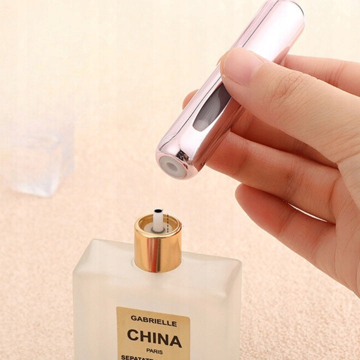 Perfume Atomizer Travel Dispenser Handheld Flacon Spray Pink 5 ml Manufacturer code ATOMIZER NA PERFUMY PODRĘCZNY
