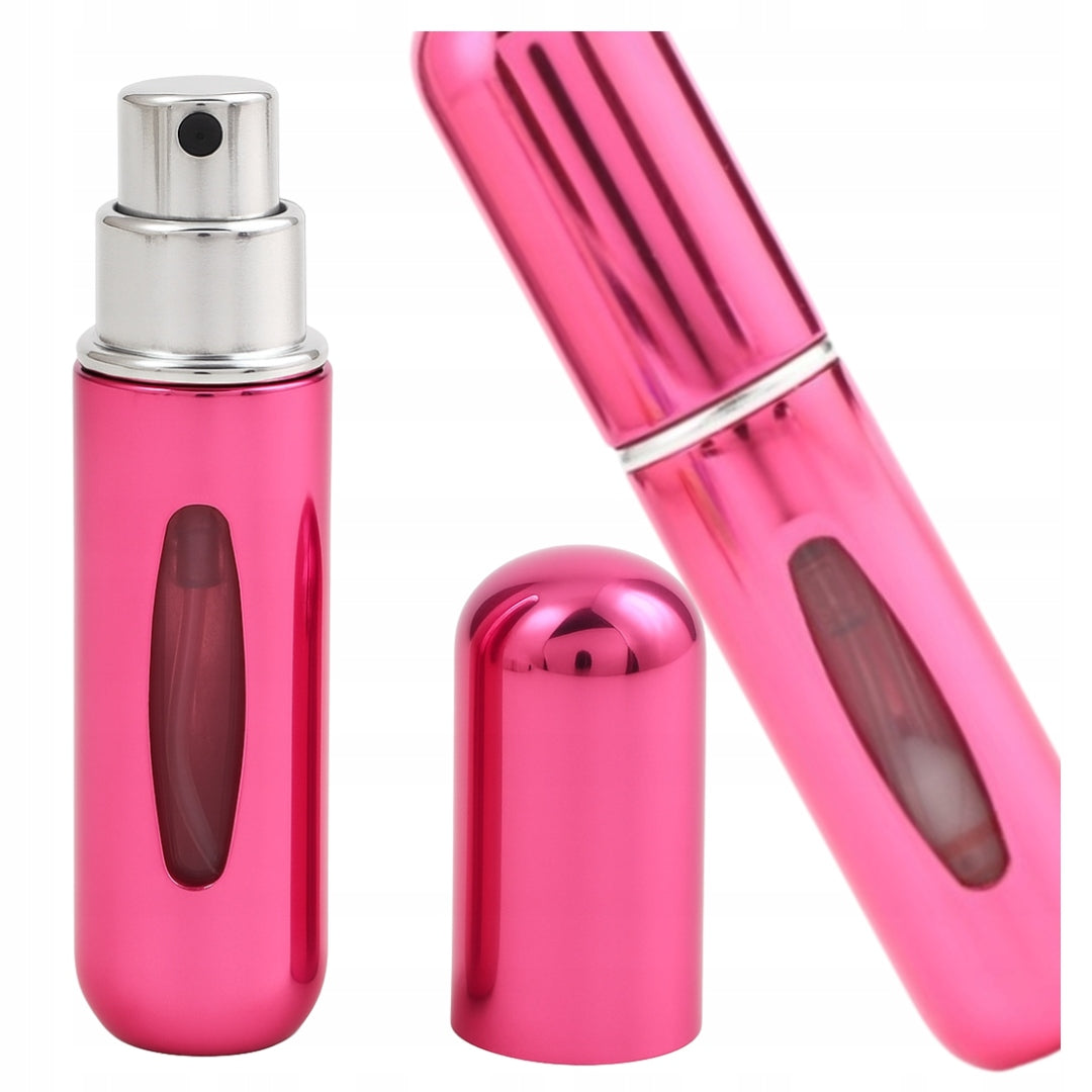 Perfume Atomizer Travel Dispenser Handheld Flacon Spray Pink 5 ml