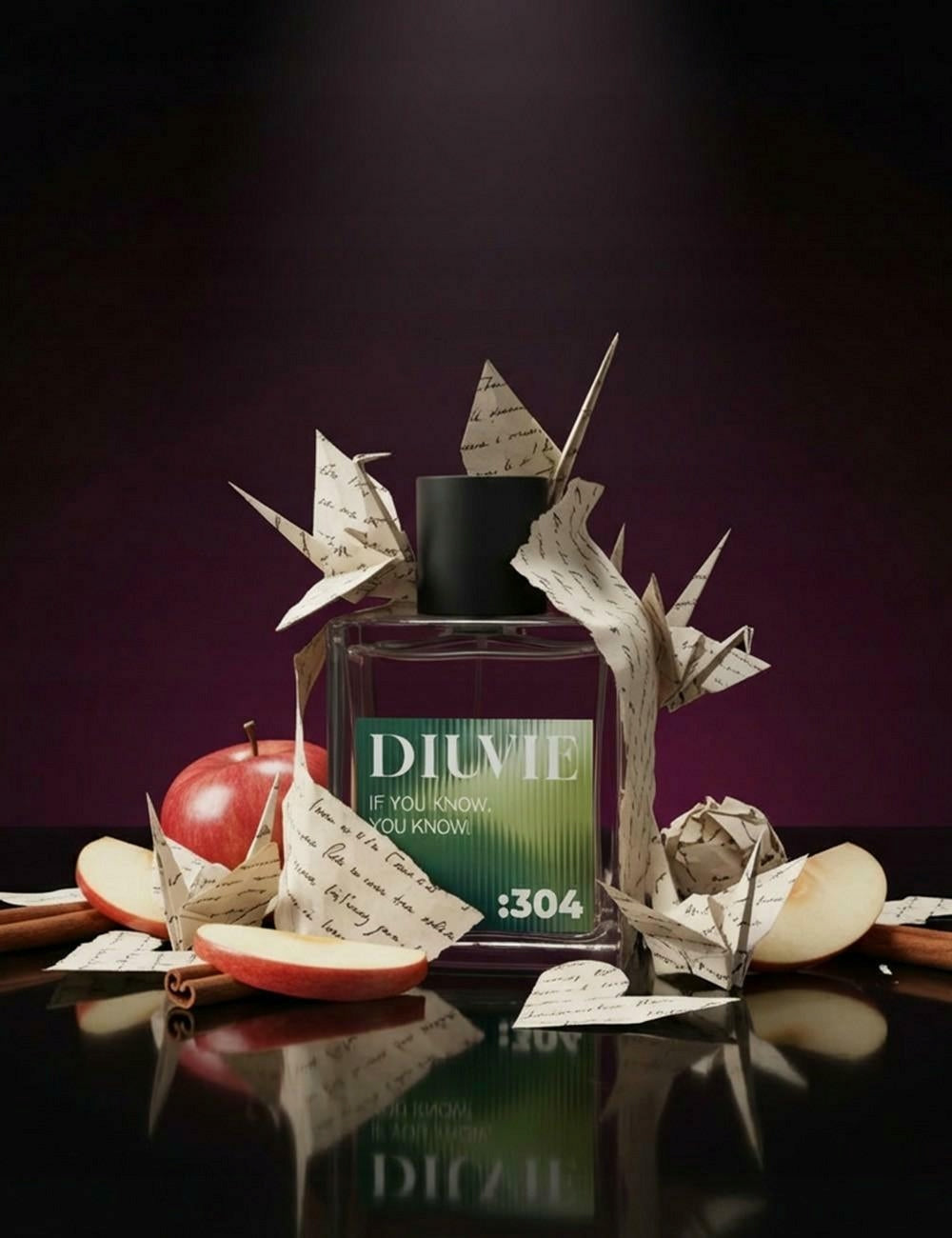 Perfume Diuvie 304 Origami with Ex 50ml Men's fragrance Packaging status original