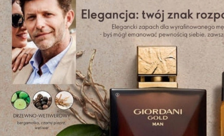 Perfume Eau de toilette Giordani Gold Man 15ml Oriflame Manufacturer code oriflame 42053