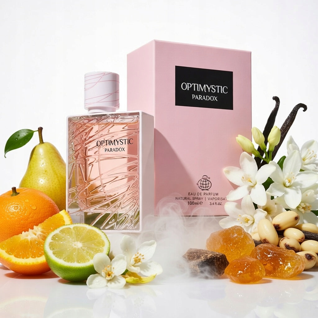 Perfume Fragrance World Optimystic Paradox 100ml + 2 Samples FREEBIE Packaging status original