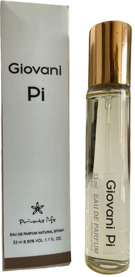 Perfume Giovani Pi 33ml. EDP Private Life Perfumed Water