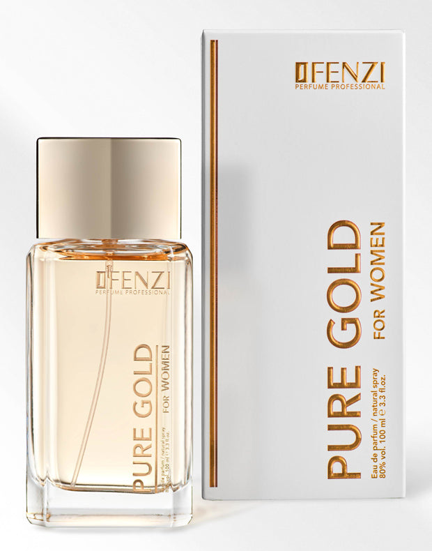 Perfume JFenzi Pure Gold For Women Packaging status original