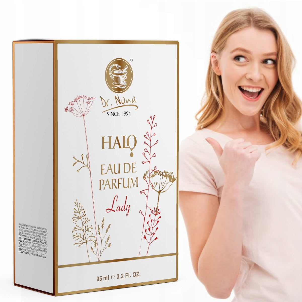 Perfume LADY 100 ml - Dr Nona - classic floral aroma for a good mood Packaging status original