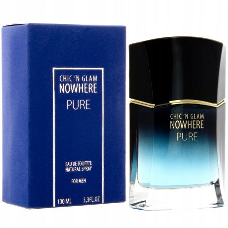 Perfume Nowhere Pure for Man 100ml. EDT Chic n'Glam
