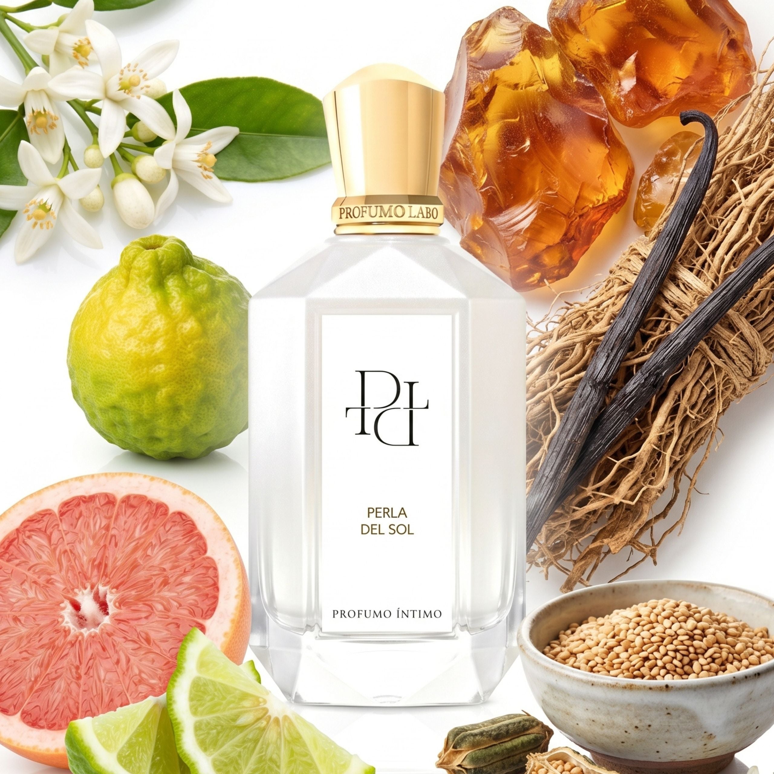 Perfume PROFUMO LABO PERLA DEL SOL 100ml Citrus Extract Ambra Unisex