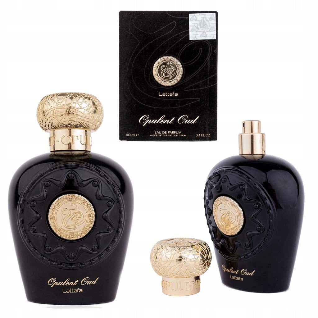 Perfume Unisex Arabic Lattafa Opulent Oud ORIGINAL + Samples Certificate Packaging status original