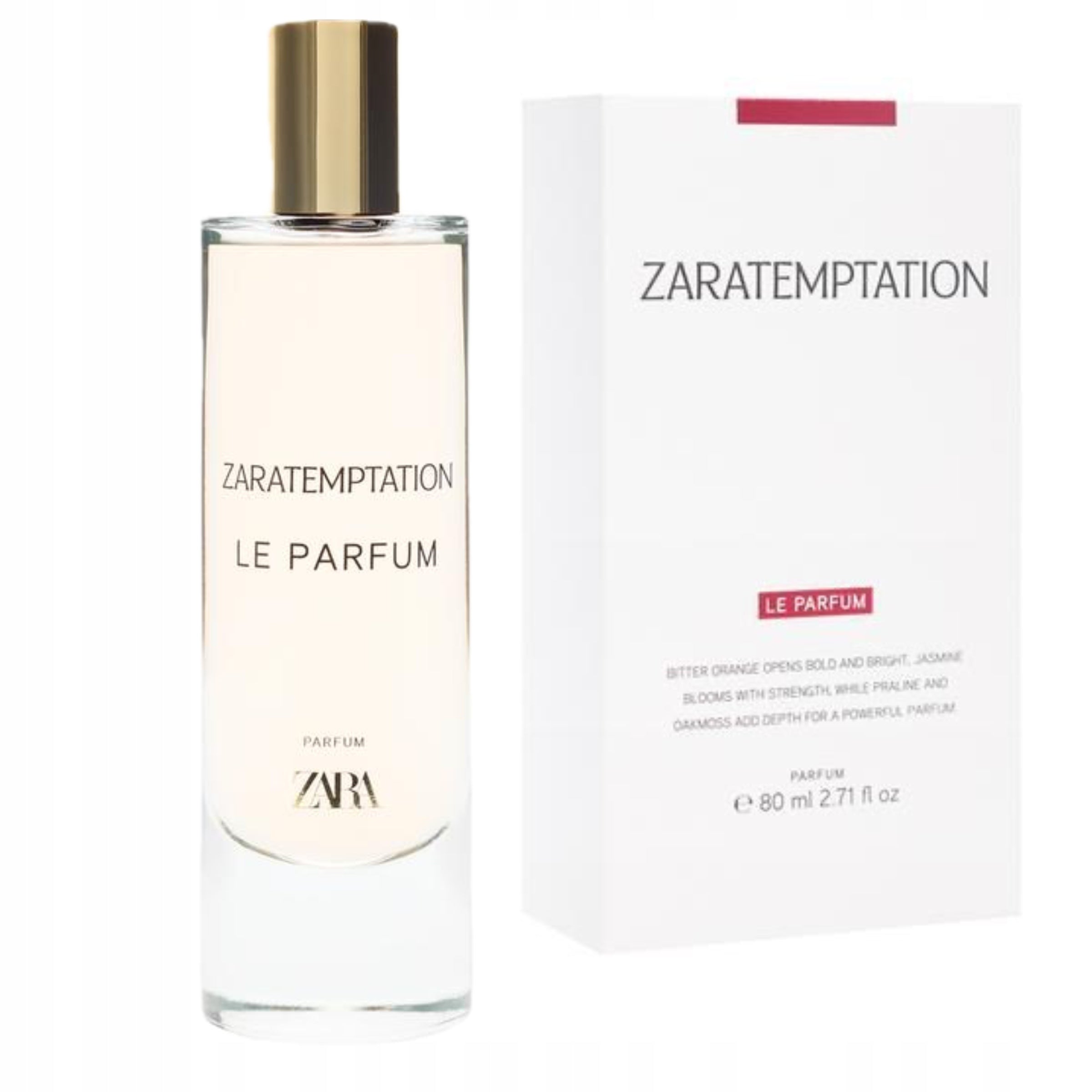 Perfume ZARA TEMPTATION LE PARFUM 80 ml