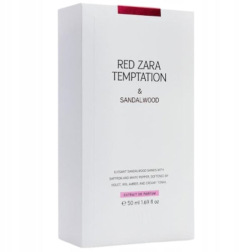 Perfume Zara Red Temptation Sandalwood Extrait De Perfume 50ml Original Packaging status original