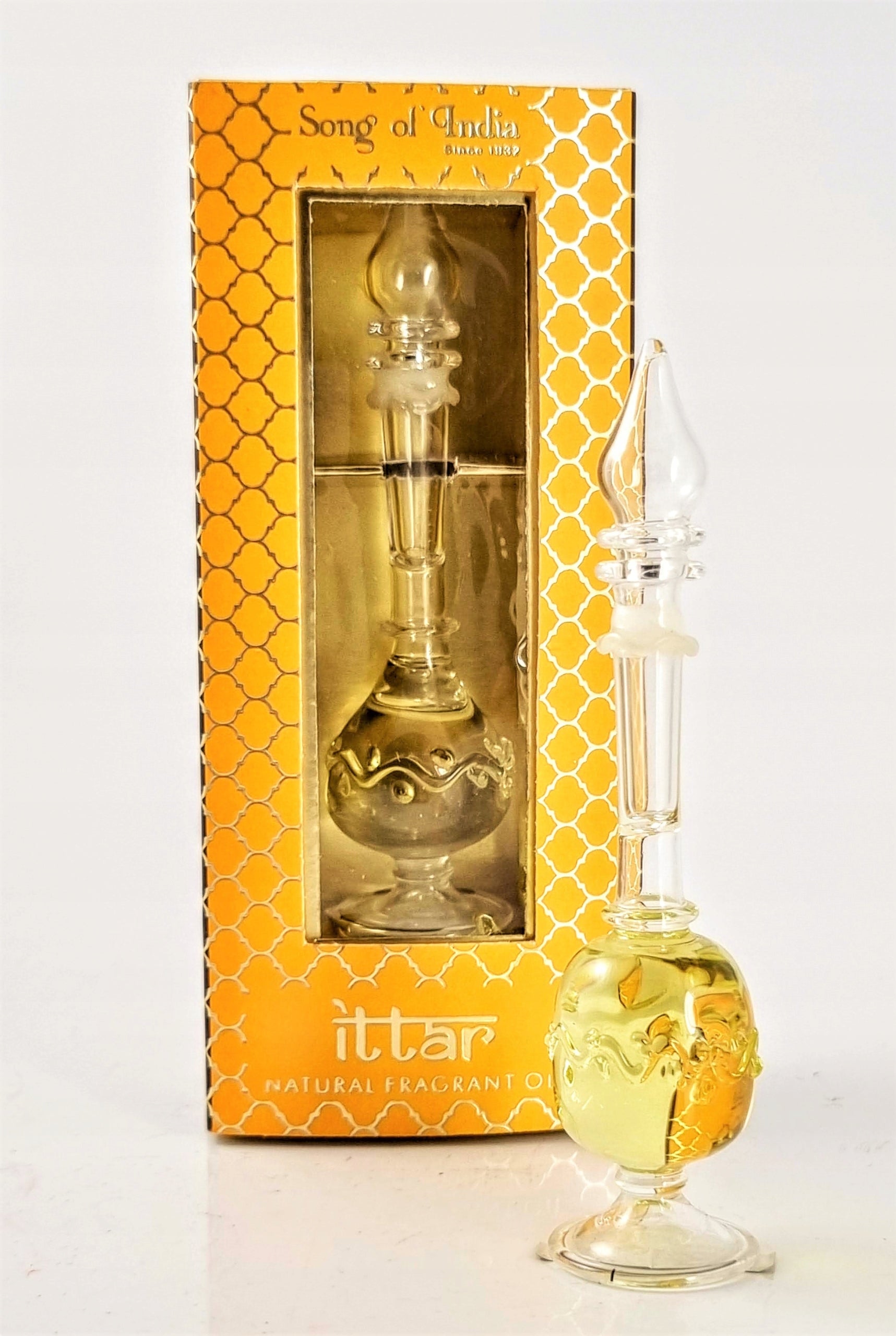 Perfume decanter Sandalwood Wetiwera 5 ml Luxurious Veda Song of India