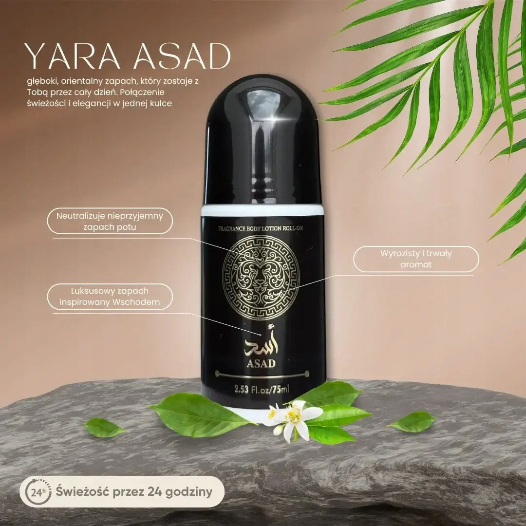 Perfumed Arabic Deodorant in Ball Yara Candy & Asad Light Pink Brand no brand