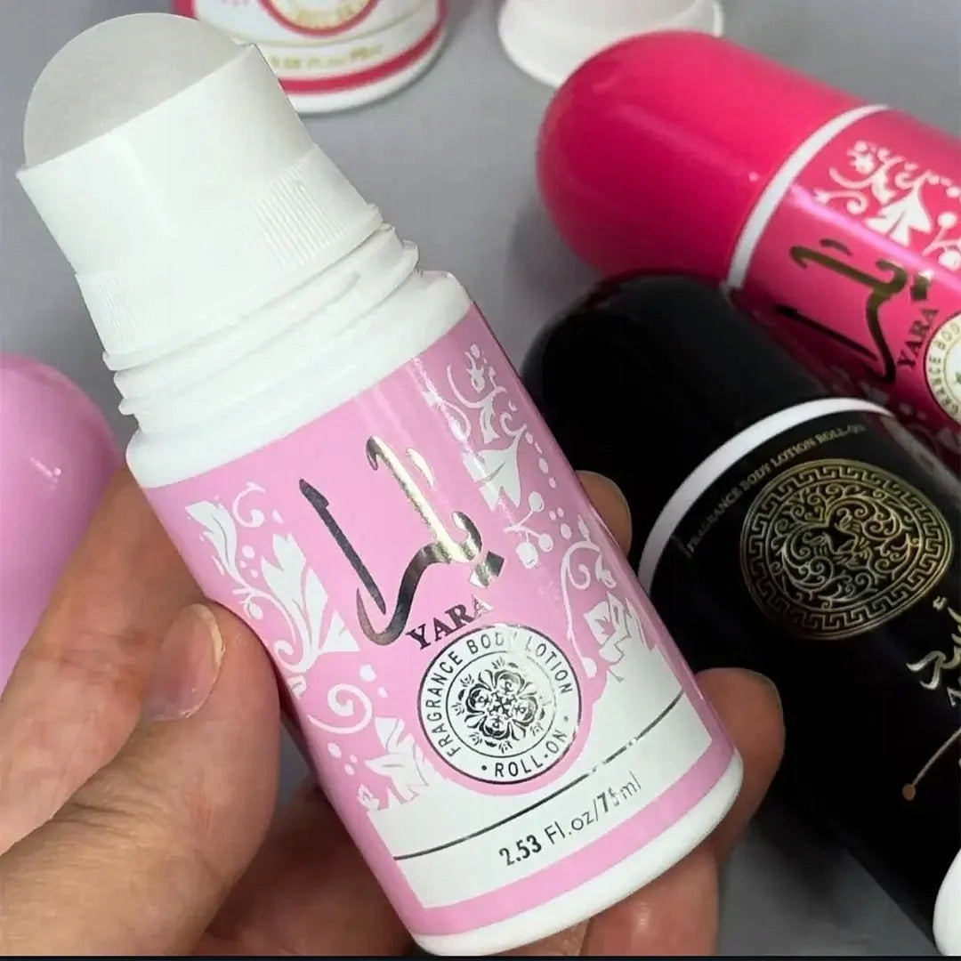 Perfumed Arabic Deodorant in Ball Yara Candy & Asad Light Pink Kind roll-on