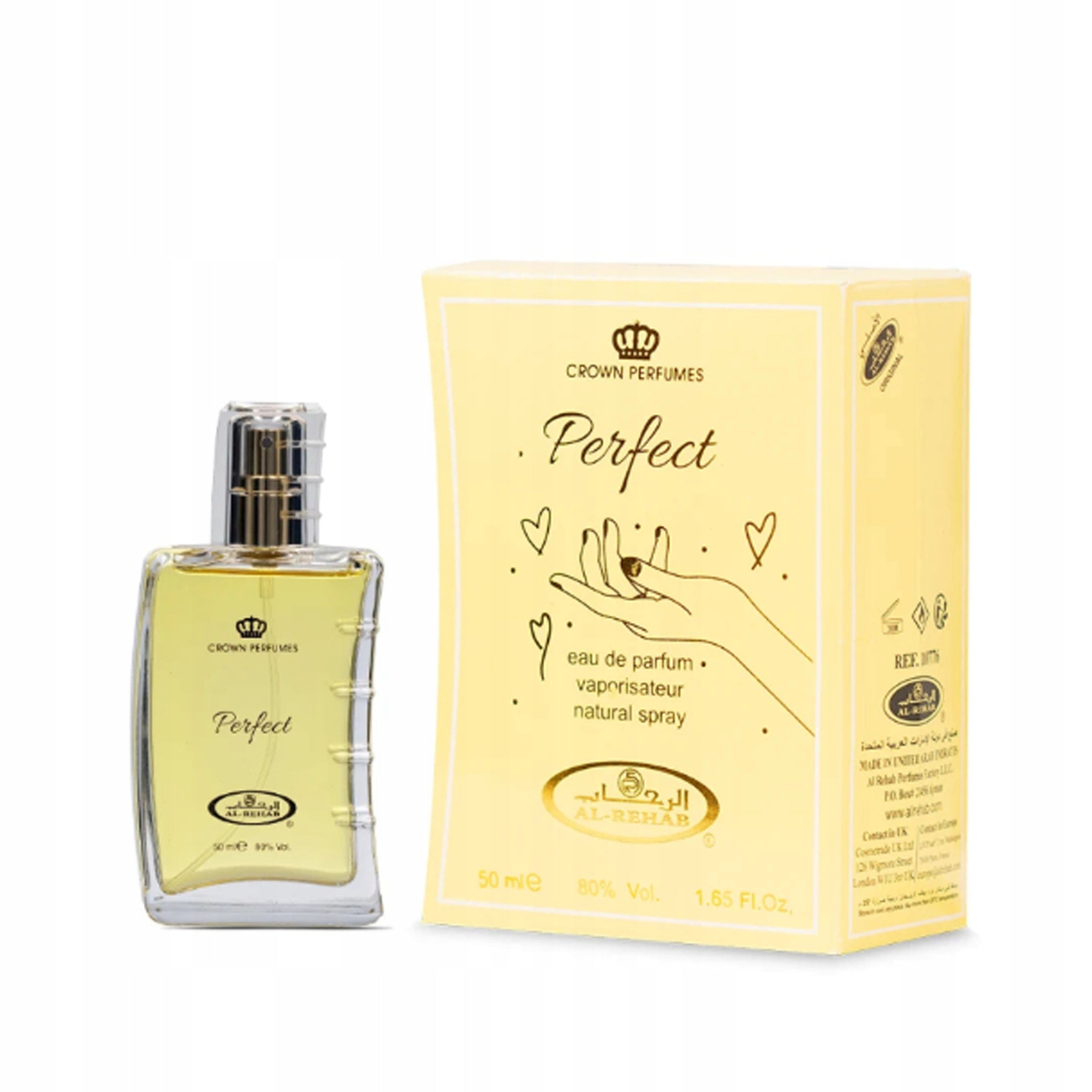 Perfumed Water PERFECT 50 ml Al Rehab EDP for Her ORIENTAL FRAGRANCE EAN (GTIN) 6291110107763