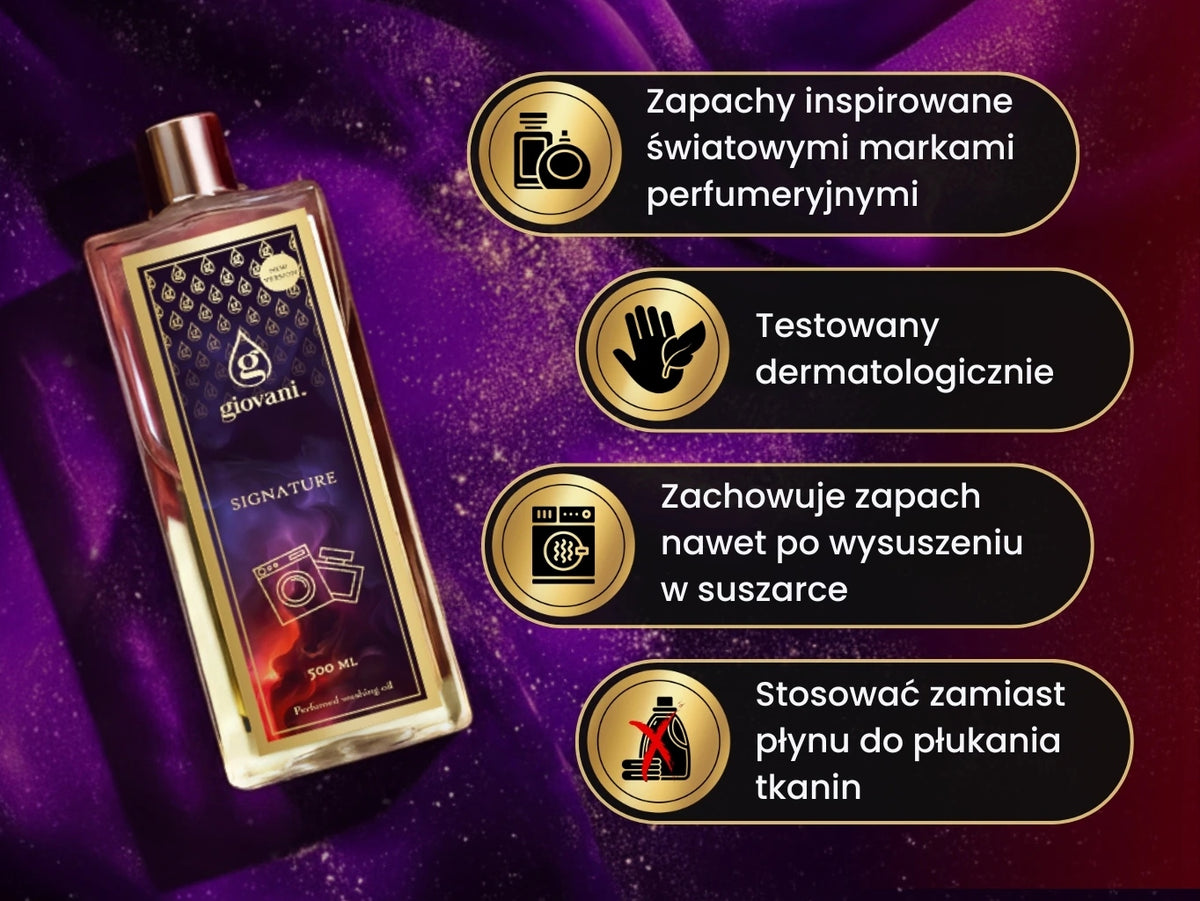 Perfumes for washing SIGNATURE Capacity: 250 ml Capacity 0.25 l
