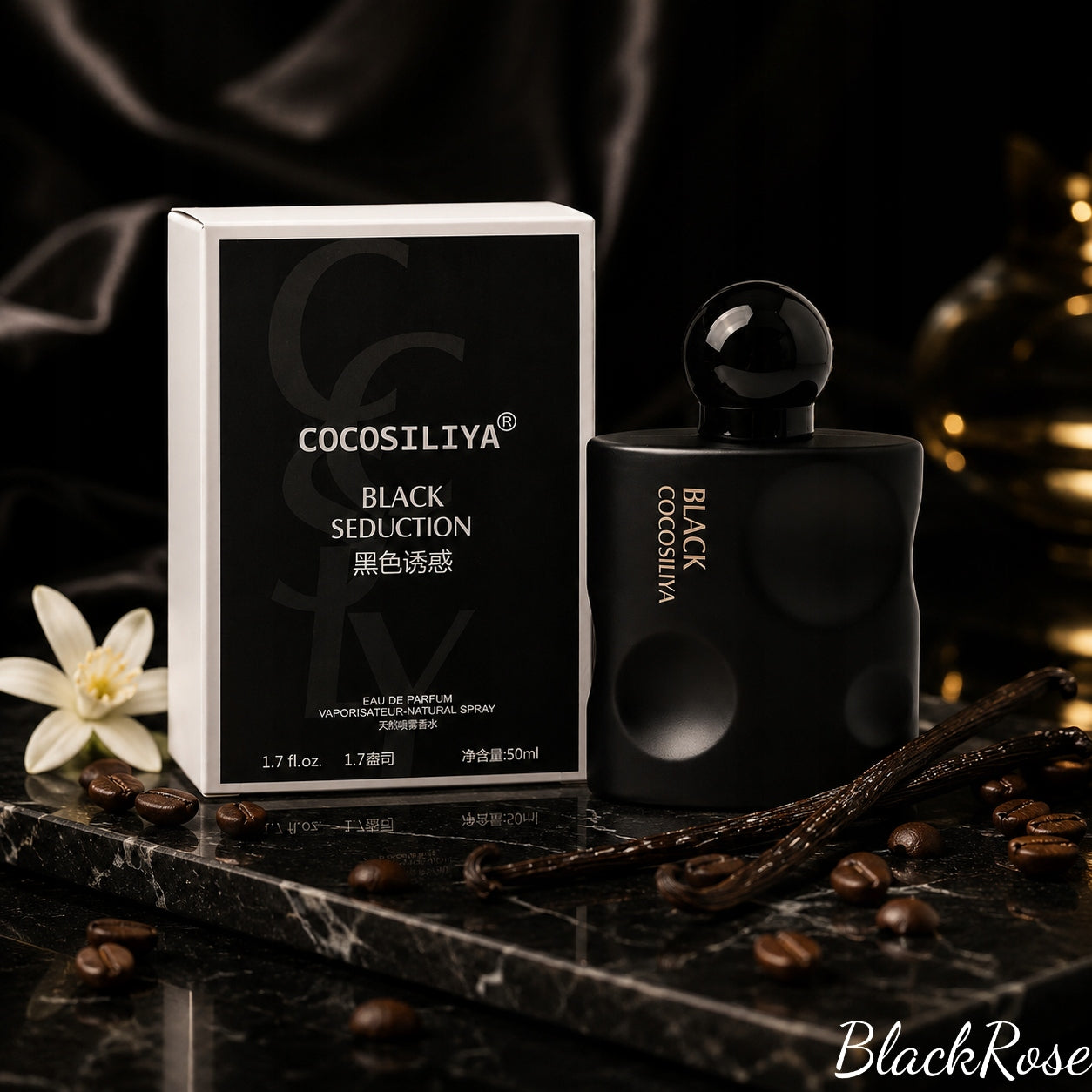 Perfumy Damskie 50 ml EDP Kwiatowo-Orientalne BlackRose Black Seduction Manufacturer code BL-2129