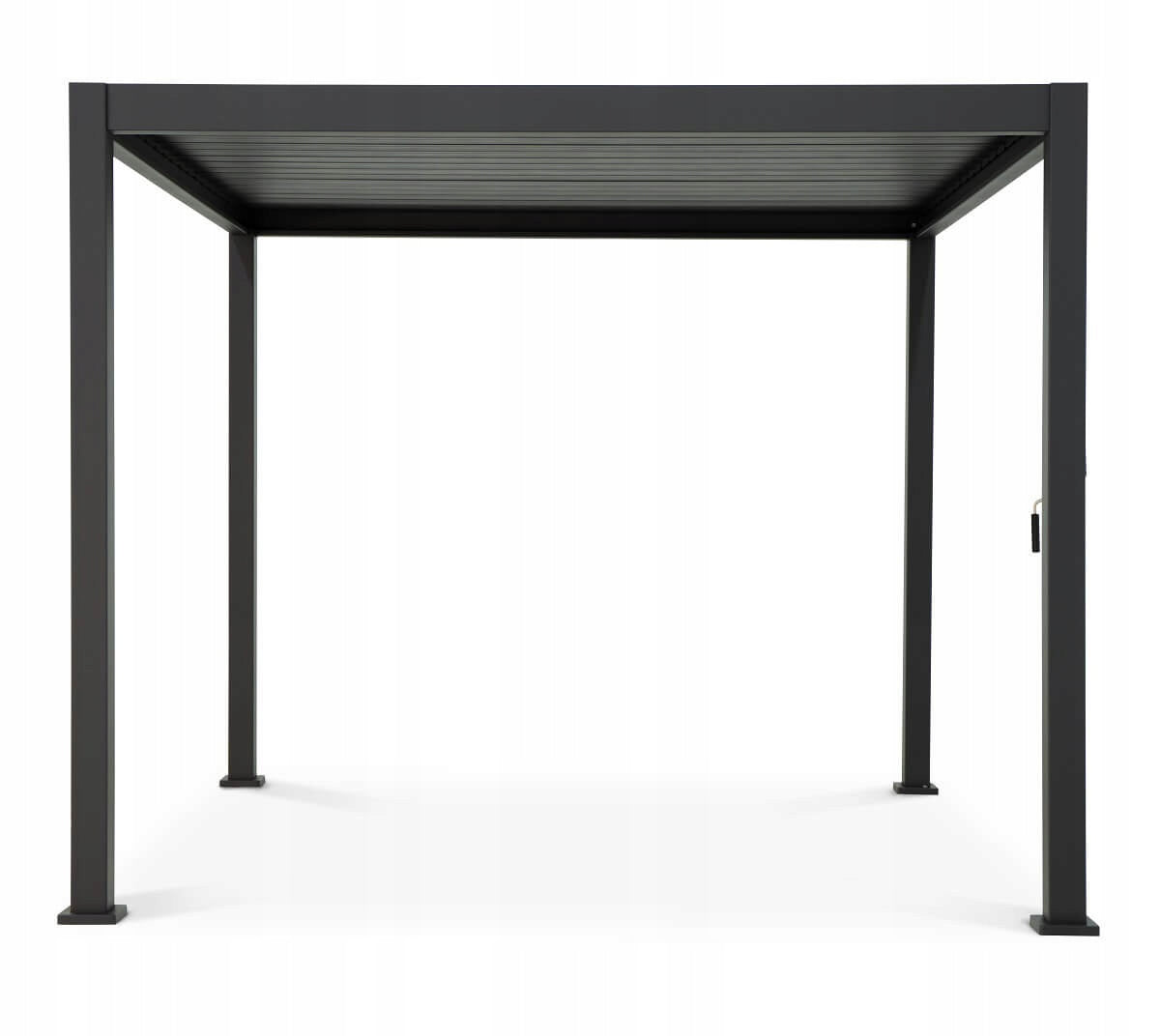 Pavillon Pergola Premium 3x3m, grau 