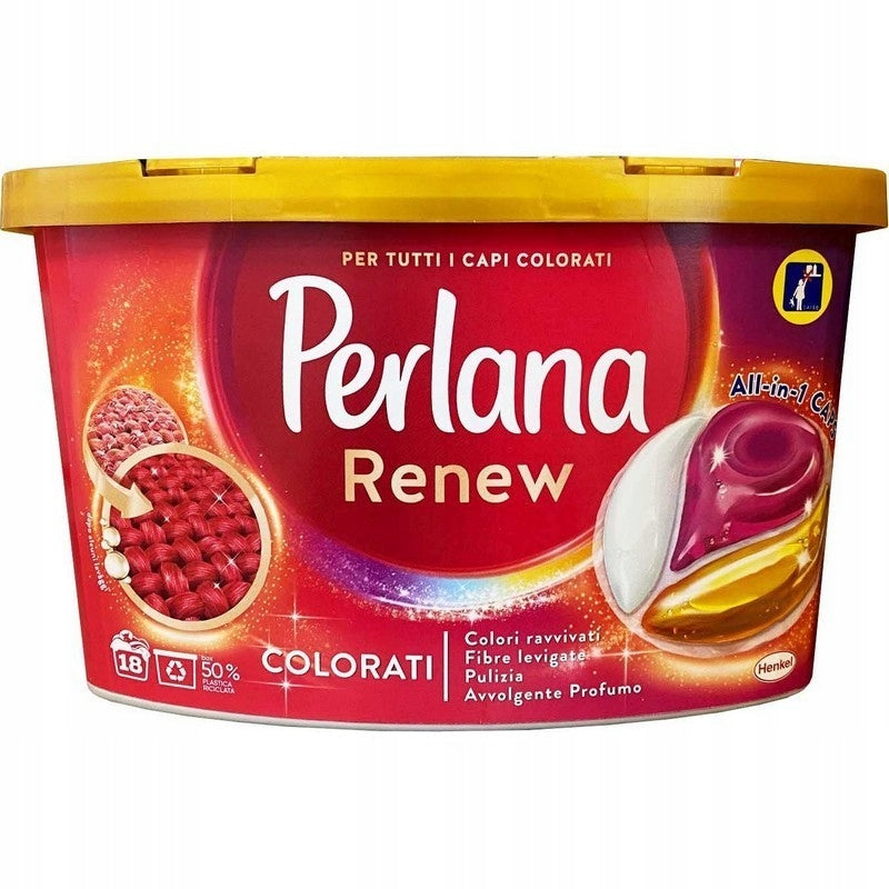 Perlana Renew Color Washing Capsules 18 Pieces IT