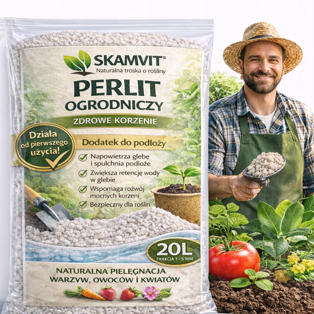Perlite Gardening SPRAYER 20L For Sowing Plants Earth Substrate PREMIUM Packaging status original