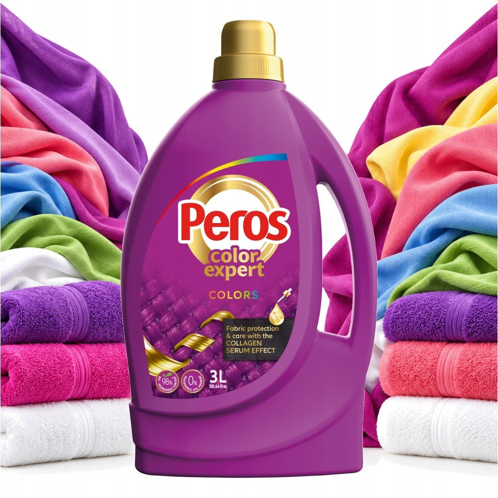 Peros Color Expert Liquid for Washing Colored Fabrics 3l Manufacturer code Color Expert Płyn Do Prania do Kolorów 3L