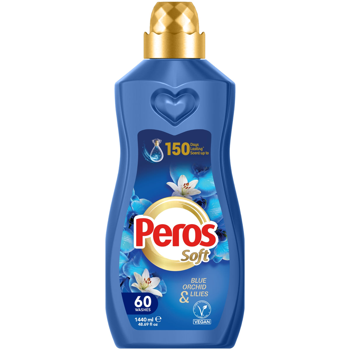 Peros Soft Concentrated Fabric Rinsing Liquid Orchid and Lily 1440ml Packaging status original