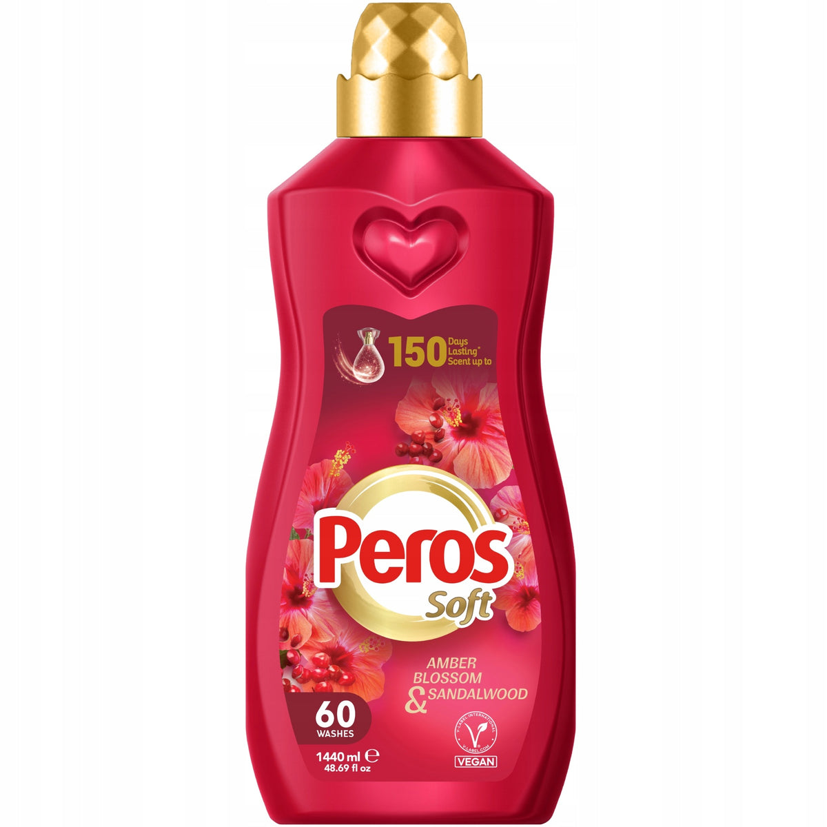 Peros Soft Concentrated Fabric Rinsing Liquid Sandalwood 1440ml Packaging status original