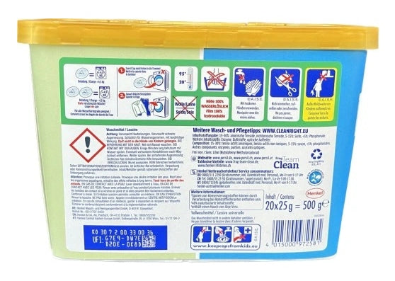 Persil 4in1 Sensitive Discs 20 Wash 500g Packaging status original