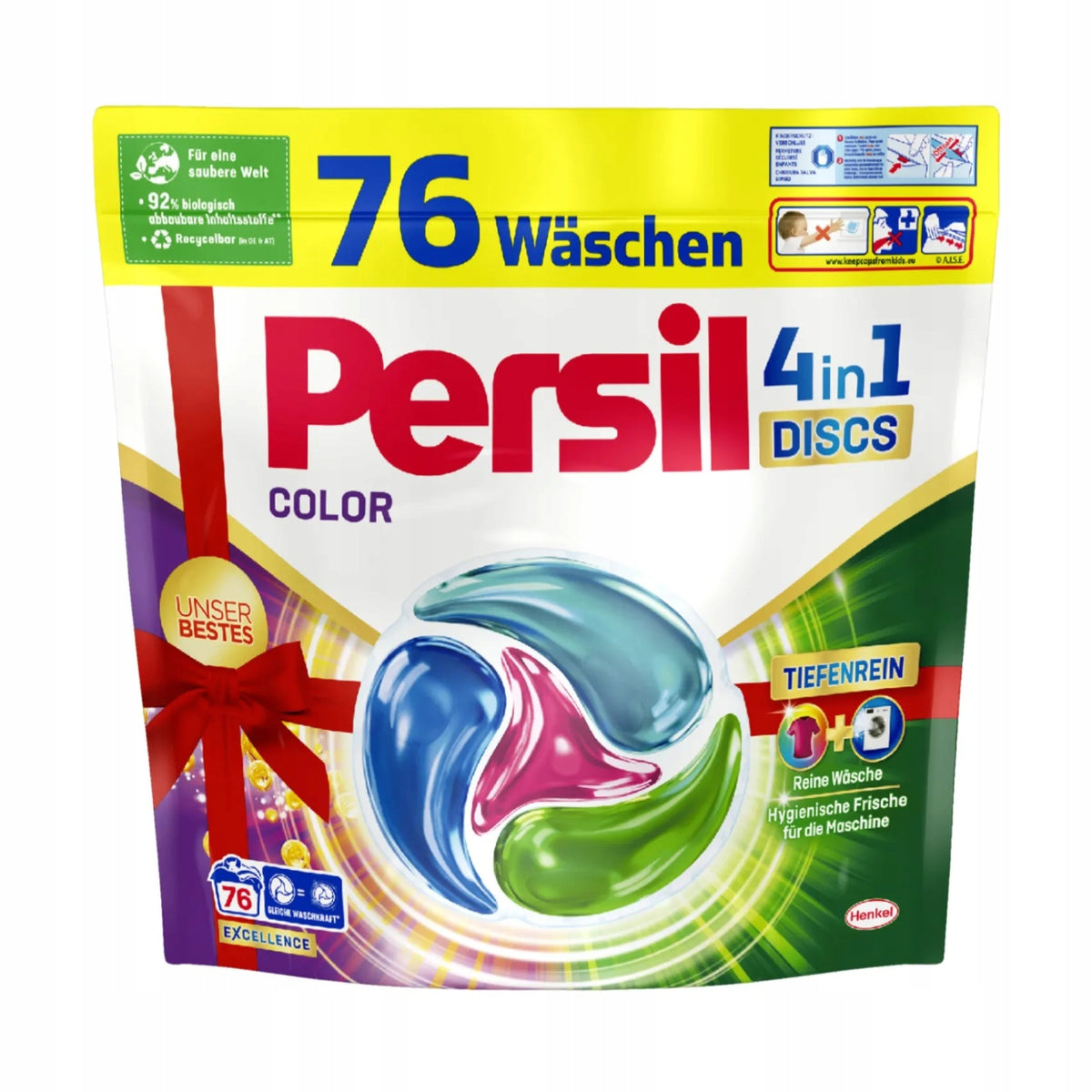 Persil Color 4-in-1 Washing Capsules Discs from Germany 76 Pack