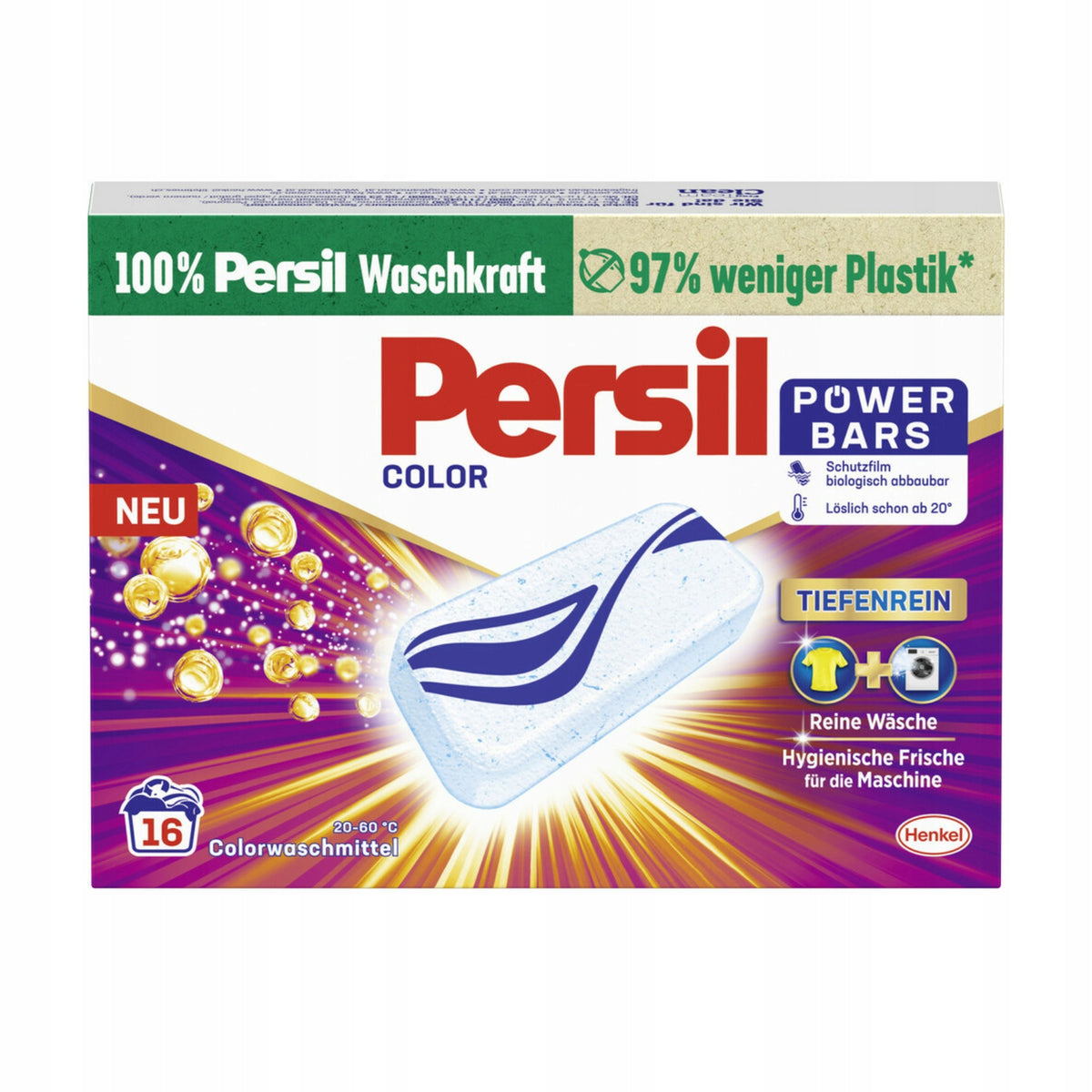 Persil Color Power Bars Color Washing Tablets 16 Washes DE