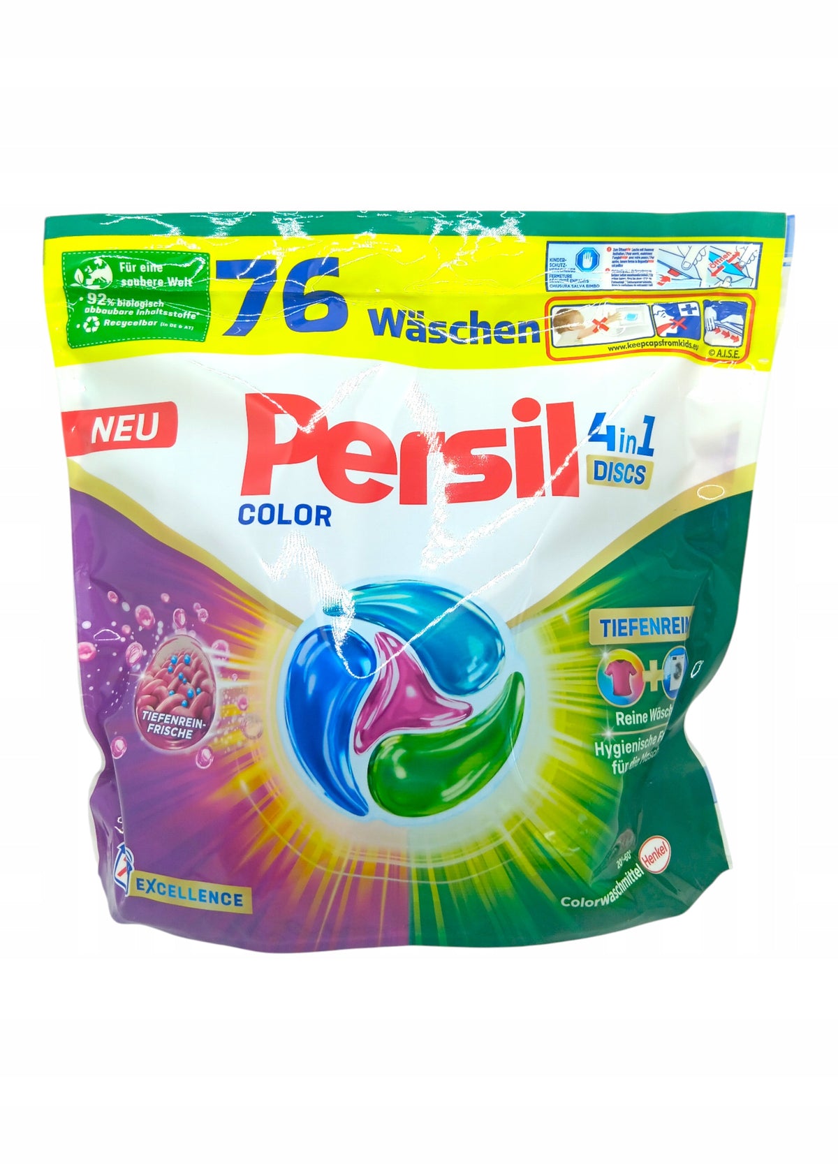Persil Color Washing Capsules 4 in 1 Discs 76 Pack Germany