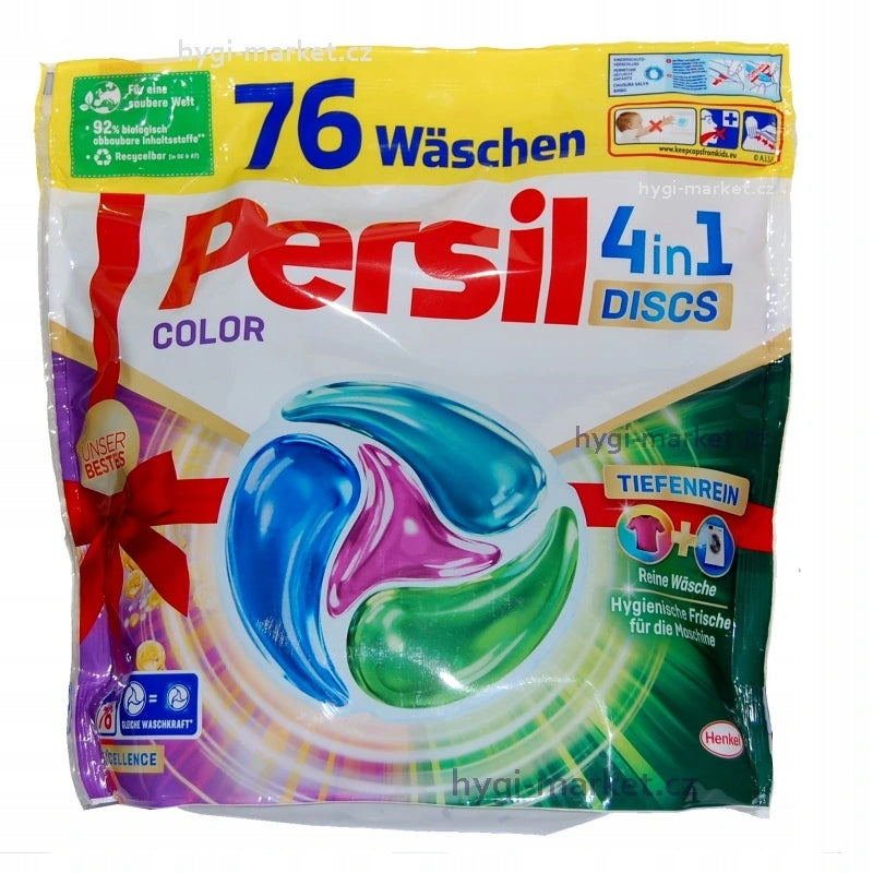 Persil Color Washing Capsules 4 in 1 Discs 76 Pack Manufacturer code 4015200033402