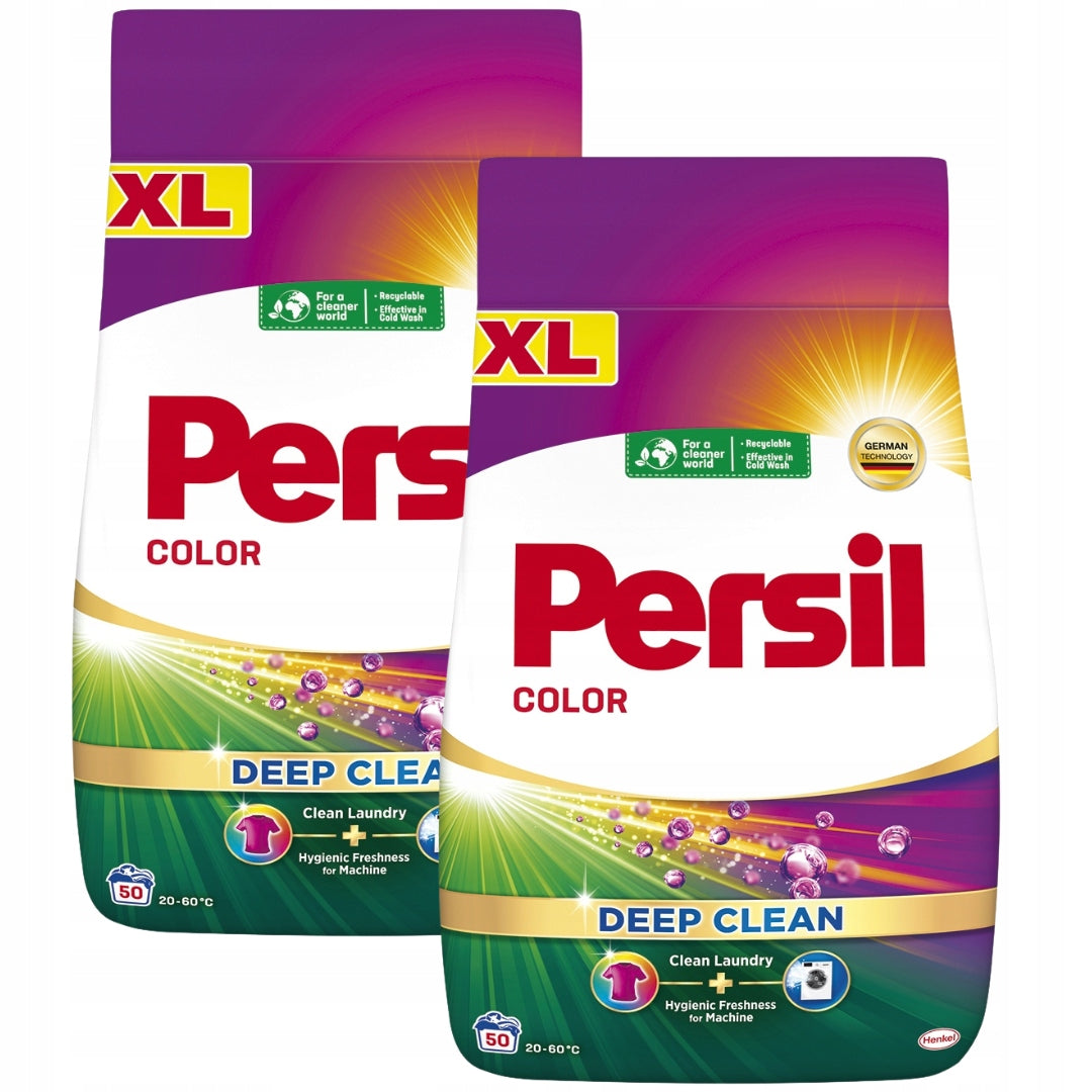 Persil Deep Clean Washing Powder Colour 2x2,75kg, 100 Washes Manufacturer code 8710908665714