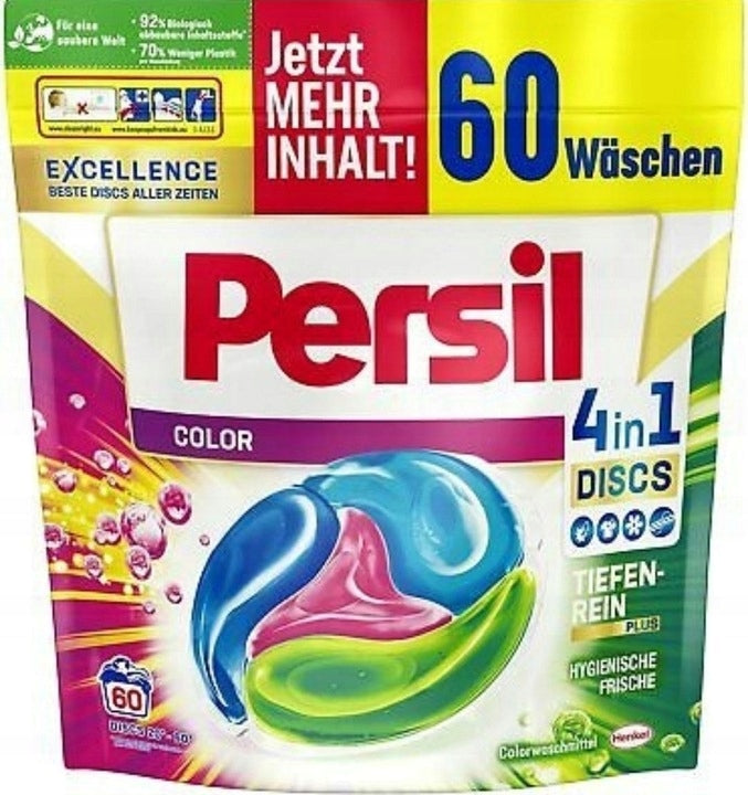 Persil Discs 4in1 Color Fabric Capsules Color 60 Pcs DE Brand Persil