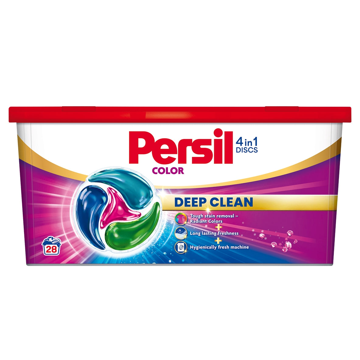 Persil Discs 4in1 Color Washing Capsules, 28 Washes