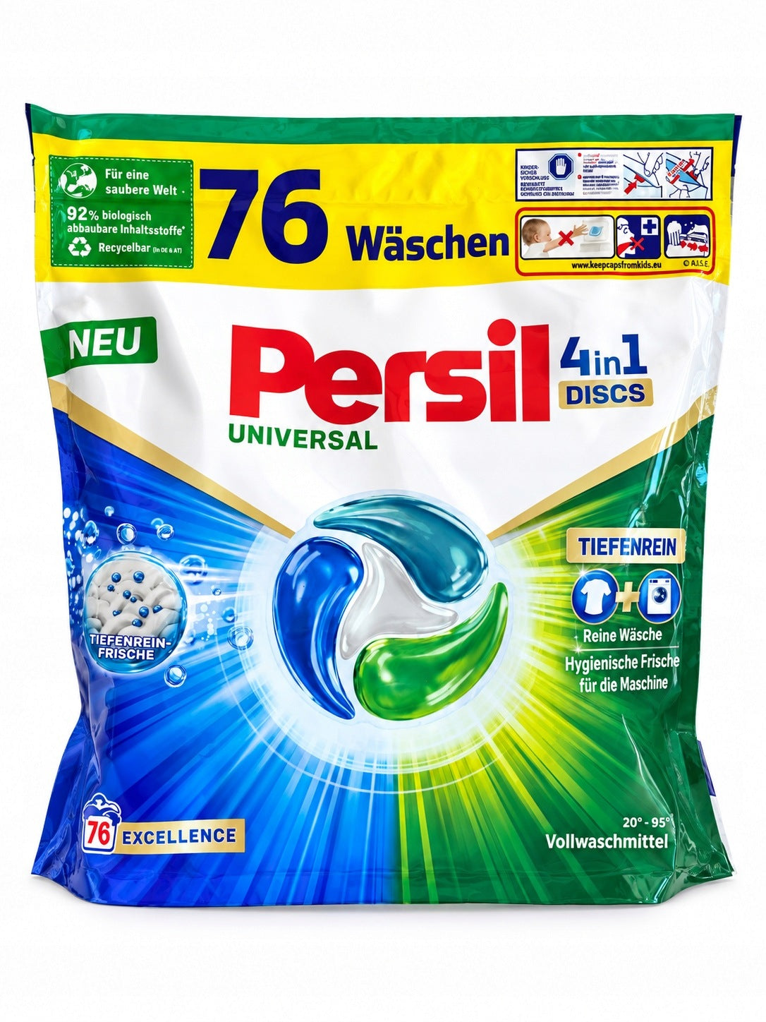 Persil Discs Universal Washing Capsules 76 Pack from Germany