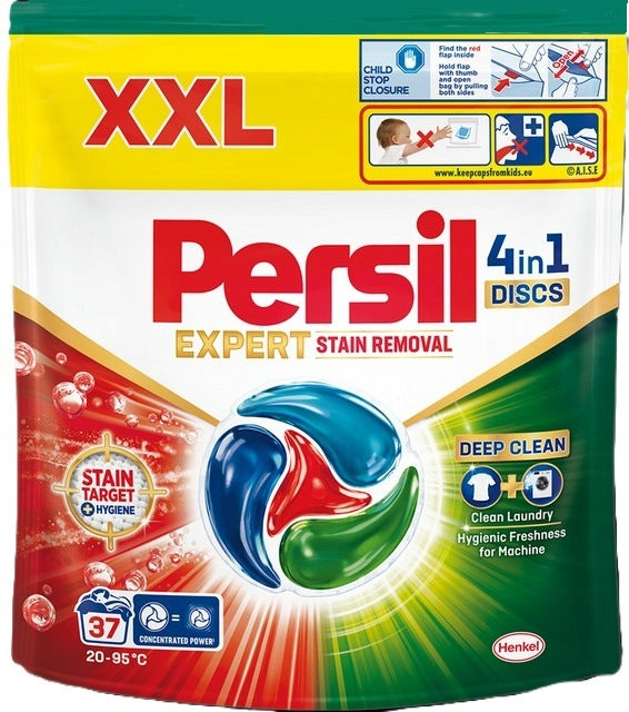 Persil Expert 4 in 1 DISCS Washing Capsules 37 Pack