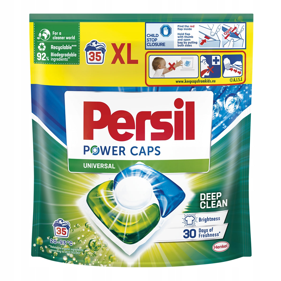 Persil Power Caps Universal Original Washing Capsules 35 Pack
