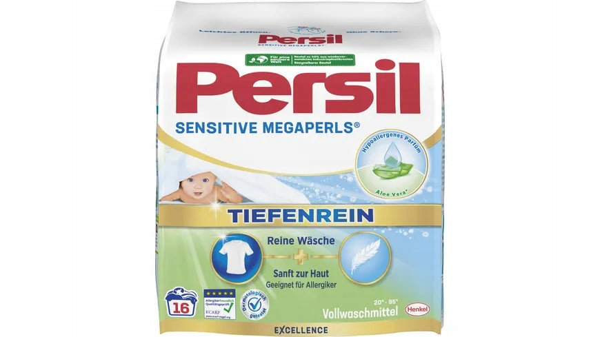 Persil SENSITIVE MEGA PEARLS Aloe Vera (German Import)
