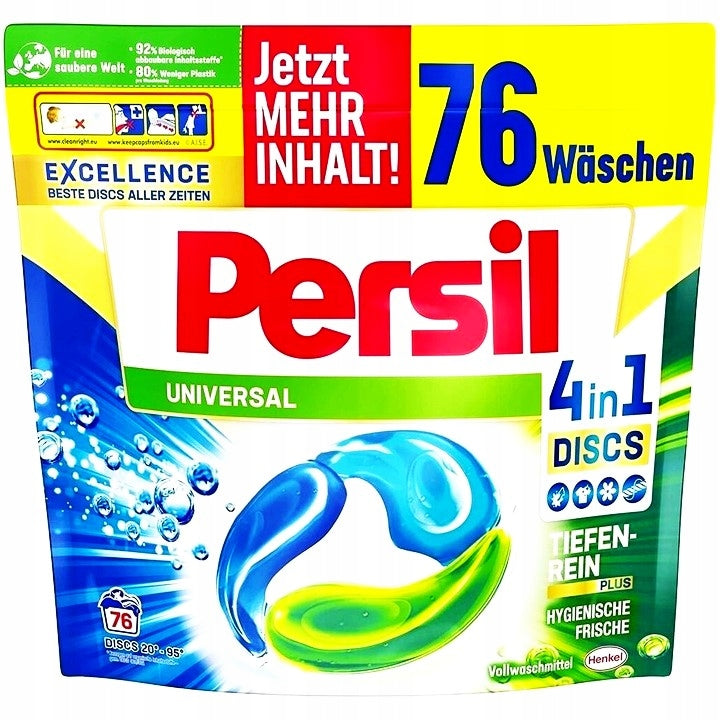 Persil Washing capsules Universal+Discs Waschen plus 76pcs Germany
